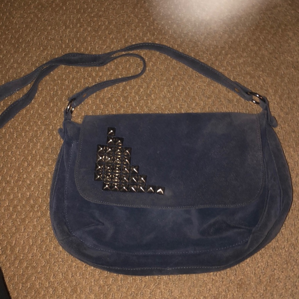 Tylie Malibu Suede Navy Crossbody